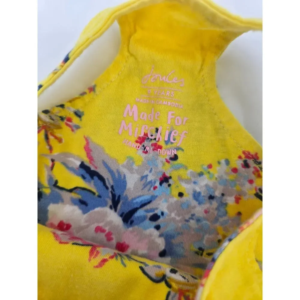 Joules yellow floral